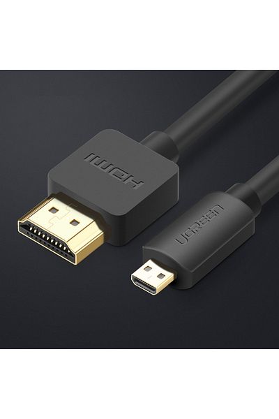 Ugreen Kabel przewód Micro HDMI - HDMI 4K 60Hz 3m czarny
