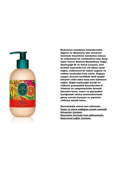 Eyüp Sabri Tuncer Eyüp Sabri Tuncer Vegan Natural Olive Oil Hand and Body Lotions 280 ml 4 Pcs