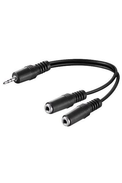 MicroConnect 3.5mm Minijack Y adapter kabel 0.2 m