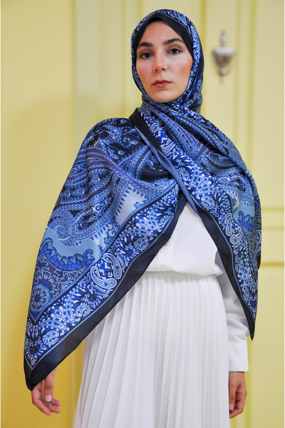 MSCARFS شال حريري بنمط طريق فارس جانجان