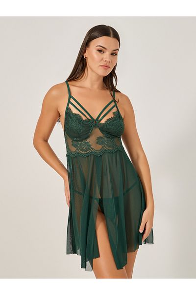 Styli Lace Babydoll Lingerie