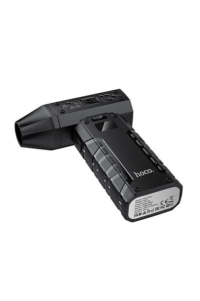 REDz Accessories Suflantă de vânt pentru uscare/curățare, 80.000 RPM, afișaj digital, Hoco HX67, neagră