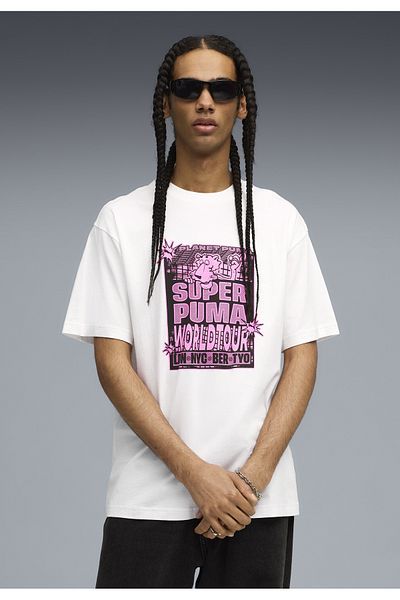 Puma Graphic Super World Tour Relaxed Tee Men