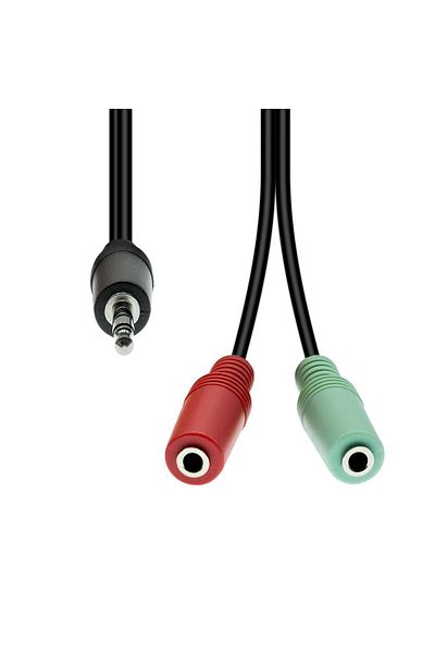 ProXtend Kabel 4-Pin do 2x 3-Pin M-F, czarny, 30cm, M42XM3F-003