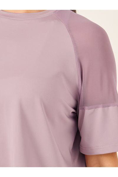 Styli Pack of 3 - Shoulder Mesh Detail Top, Back Dual Tear Drop Sports Bra and Leggings