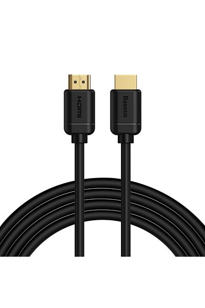 Baseus Kabel przewód HDMI 2.0 4K 60Hz 3D HDR 18Gbps 3m - czarny