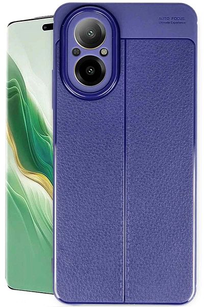 CepteToptan غطاء Realme 12 Lite للتركيز التلقائي - أزرق داكن