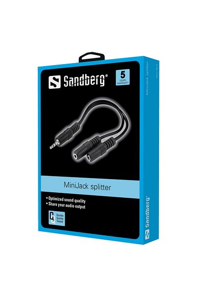 Inna marka Kabel Sandberg MiniJack Splitter 1->2 502-16