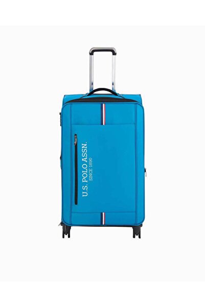 U.S. Polo Assn. 4 Tekerlekli Cepli Orta Boy Kumaş Valiz