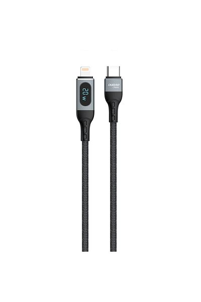 DUDAO Kabel przewód do iPhone do szybkiego ładowania USB-C - Lightning PD 20W 1m czarny