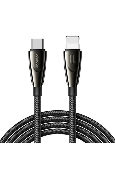 Joyroom Kabel przewód do iPhone Pioneer Series USB-C - Lightning 30W 1.2m czarny