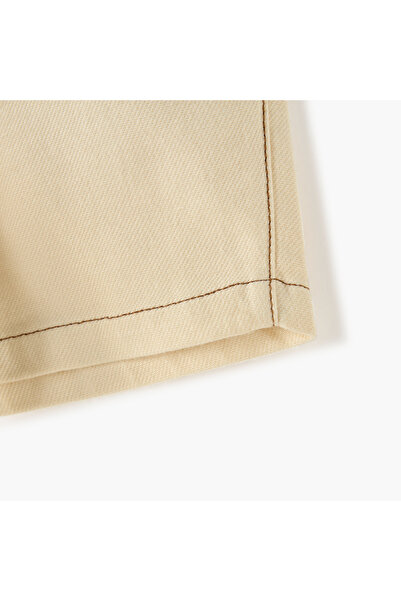 giggles Solid Shorts with Drawstring Closure and Pockets