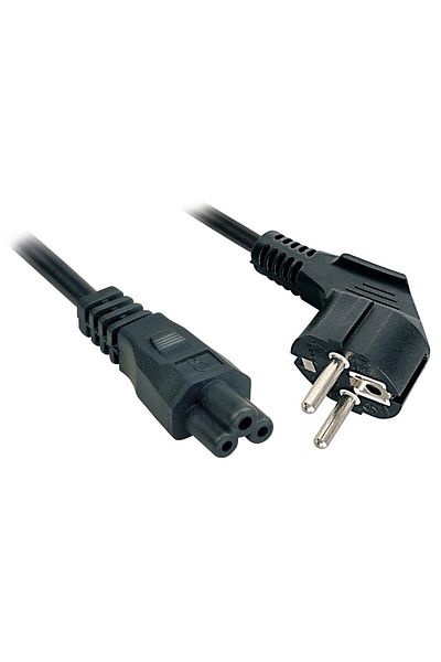 Inna marka Cablu de alimentare Lindy 2M, Cee 7/7 la IEC 320 C5, Negru, 30405