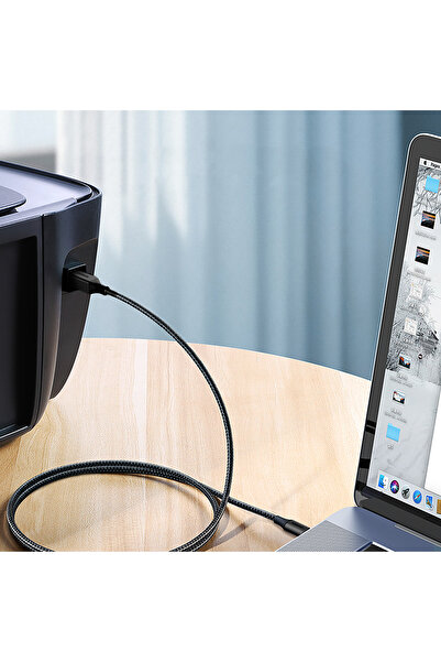 Ugreen Cablu imprimantă USB-C - USB-B 1m - negru