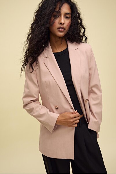 Stradivarius Kruvaze dar kesim blazer ceket