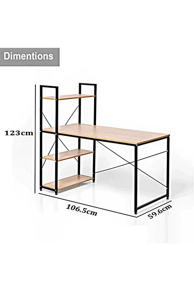 Türkiye Computer desk Computer Desk, Office Study Desk Computer PC Laptop Table Workstation Dining Gaming Ta
