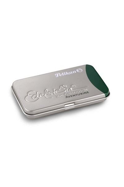 OEM Edelstein Ink Cartridges, Material Metal Box, Color Aventurine Green, Set of 6