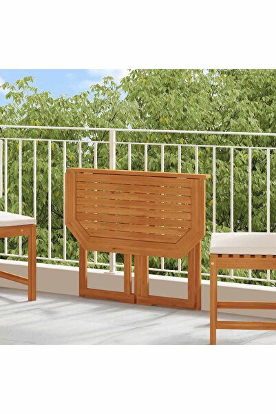 vidaxl طاولة بيسترو 90x50x75 سم من خشب الأكاسيا الصلب