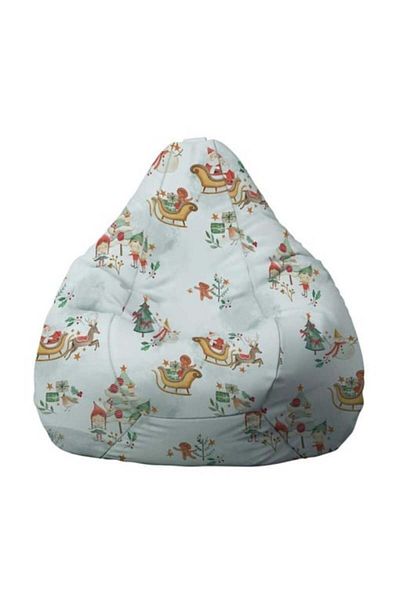 Pufrelax Fotoliu Nirvana Hobbit, Material Impermeabil - Santa's Coming To Town