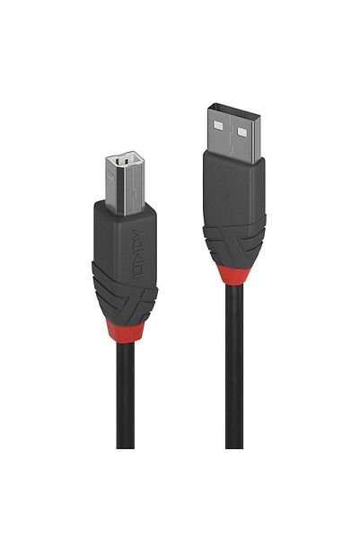 Inna marka Cablu USB 2.0 Tip A la Tip B, 2m, Lindy Anthra Line, 36673