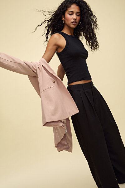 Stradivarius Kruvaze dar kesim blazer ceket