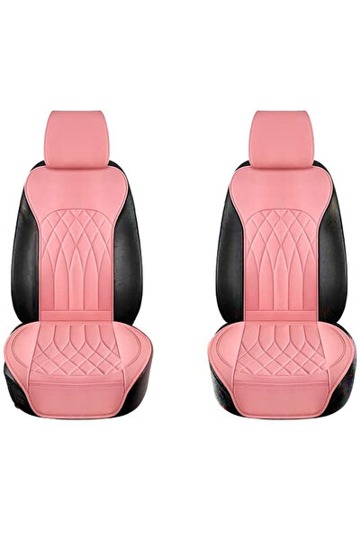 Elindor Set de 2 huse impermeabile pentru scaun auto cu buzunar de depozitare și pernuțe pentru centura de siguranță, roz