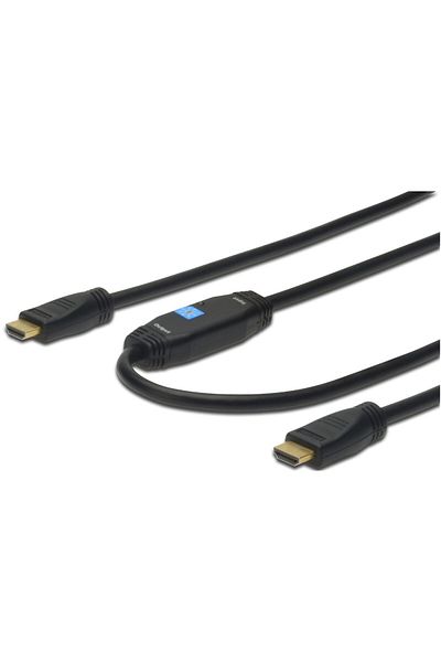 Inna marka Kabel połączeniowy Digitus HDMI High Speed, typ A, z wzmacniaczem, M/M, 40.0m, Full HD, CE