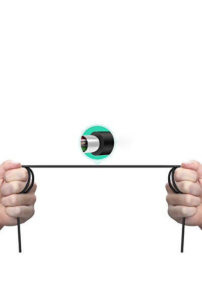 Ugreen Cablu pentru imprimantă, scaner, fax, USB-C - USB-B 1m negru