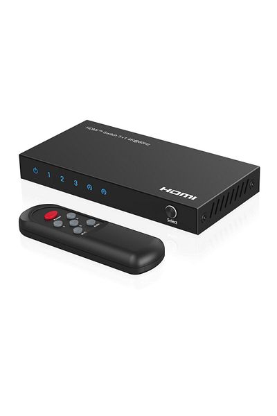 MicroConnect Comutator HDMI 3x1 4K@60Hz, HDCP 2.2, cu telecomandă