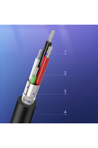 Ugreen Długi kabel przewód do drukarki USB-A - USB-B 480Mb/s 5m czarny