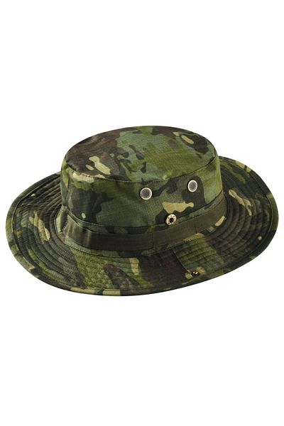 Hipolar Tactical Hat, Hunting, Fishing, Dark Camouflage, Universal Size, Internal Ventilation
