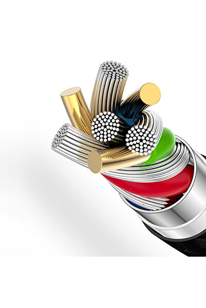 DUDAO Cablu 2 în 1 L3F pentru încărcarea a 2 telefoane USB-C - 2x USB-C 100W 1,2 m - negru