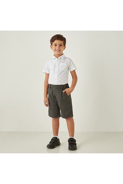 Juniors Solid Shorts with Belt Loops and Pockets