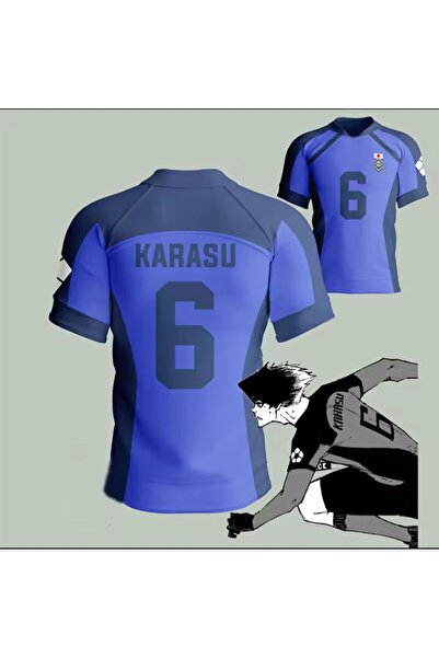 Minga London Blue Lock Mavi KARASU 6 Forma Unisex Tshirt -Ghostella