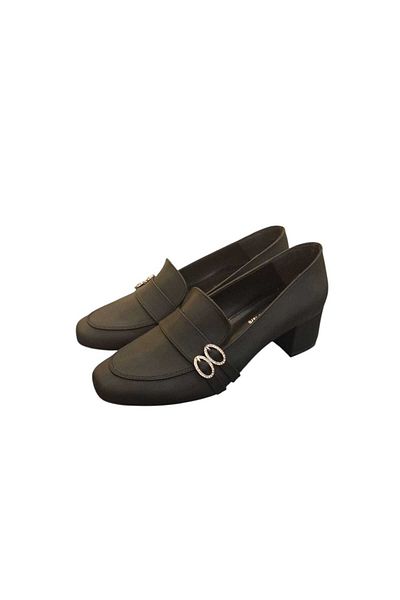 SOLMAZ Damla Closed Buckle Heeled Shoes