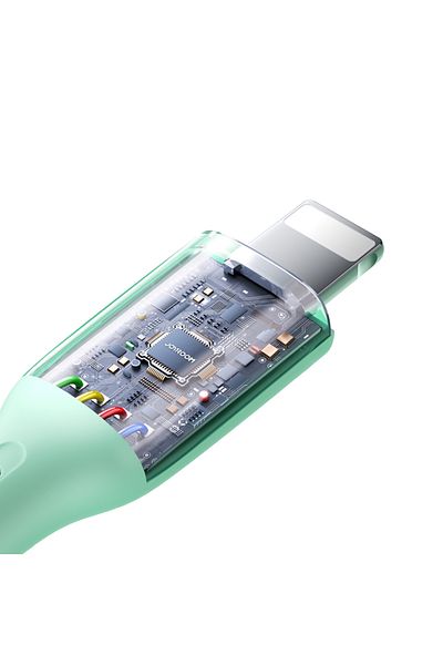 Joyroom Kabel przewód do iPhone Multi-Color Series USB-A - Lightning 3A 1m czarny