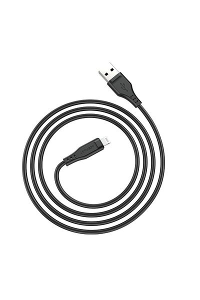 Acefast Cablu de date iPhone MFI USB - Lightning 2.4A 1.2m negru