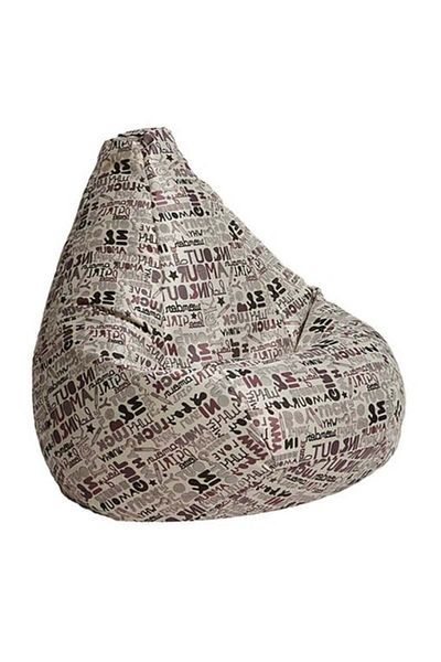Pufrelax Fotoliu Nirvana Hobbit, Material textil - Boysenberry