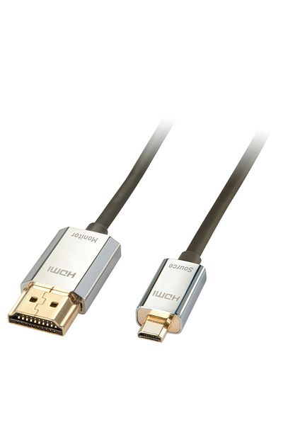 Inna marka Kabel HDMI Wysokiej Prędkości Lindy CROMO Slim A/D, 3m, 41678