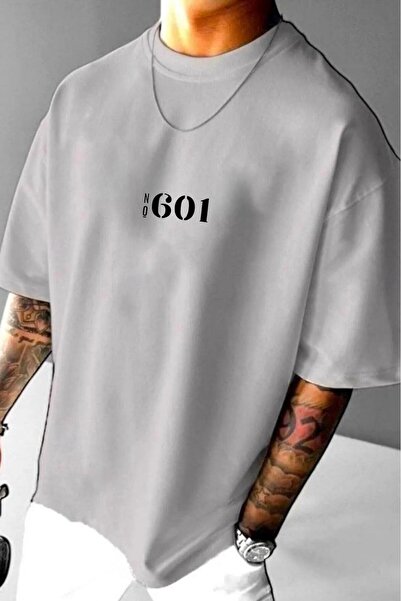 CAST COLLECTİON Ανδρικό μπλουζάκι με στάμπα No601 Oversize Wide Fit