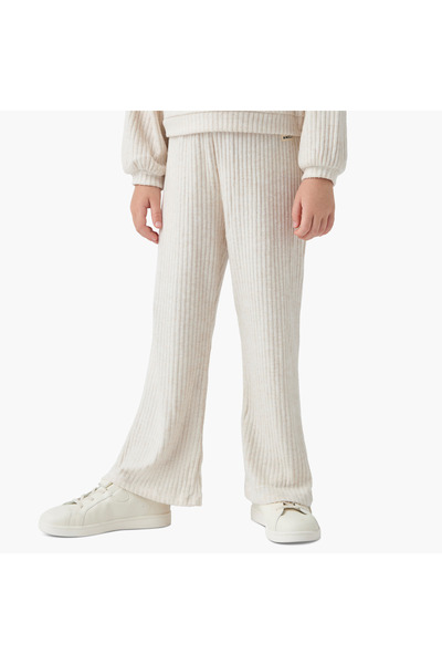 Juniors Ribbed Hooded Sweatshirt and Elasticated Pants Set