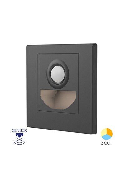 Braytron CORP LED PT TREPTE CU SENZOR 1,5W 3in1 GRI