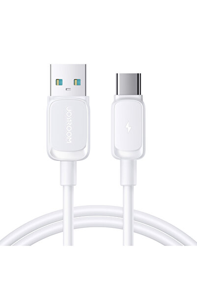 Joyroom Kabel przewód Multi-Color Series A14 USB-A - USB-C 3A 1.2 m - biały