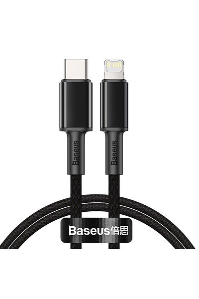 Baseus Kabel przewód do iPhone USB-C - Lightning szybkie ładowanie 20W 1m - czarny