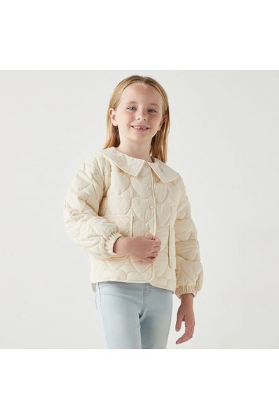 ELIGO Heart Textured Heavy Jacket