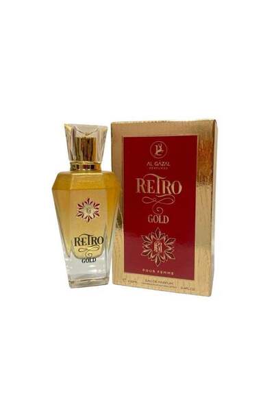 al gazal عطر ريترو جولد للنساء أو دو بارفان - 100 مل