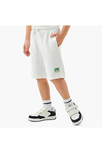 Juniors 2-Piece Printed Crew Neck T-shirt and Shorts Set