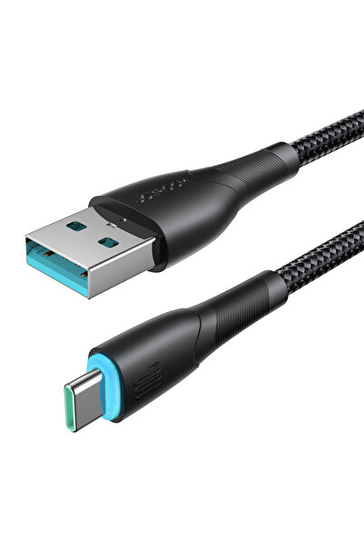Joyroom Kabel przewód Starry Series USB-A - USB-C 100W 1m czarny