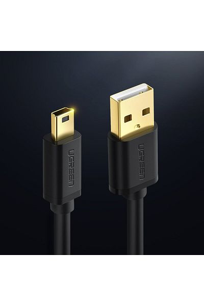 Ugreen Kabel przewód przejściówka USB - miniUSB 480 Mbps 2m czarny