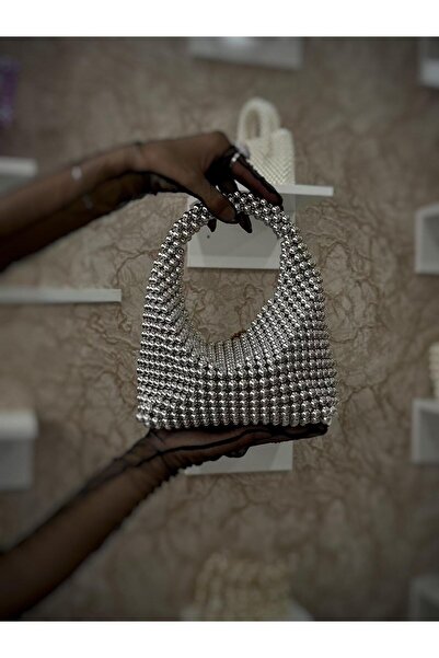 Diana Accessory ÖZEL İŞÇİLİK GÜMÜŞ RENK İNCİ MODEL EFSANE MODEL - İNCİ ELÇANT...